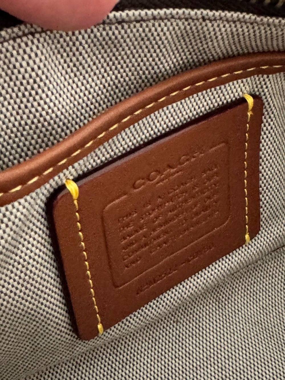 Coach Mini Barrel Bag - Brass/Maple - Picture 6 of 7